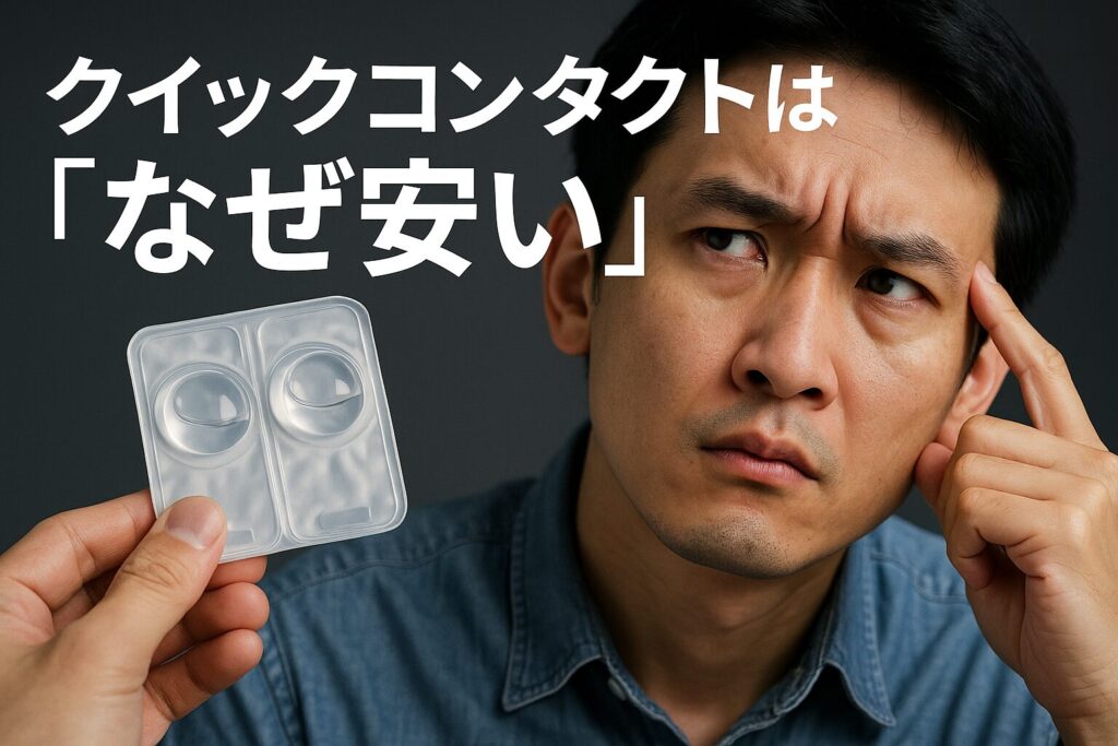 クイックコンタクトはなぜ安い