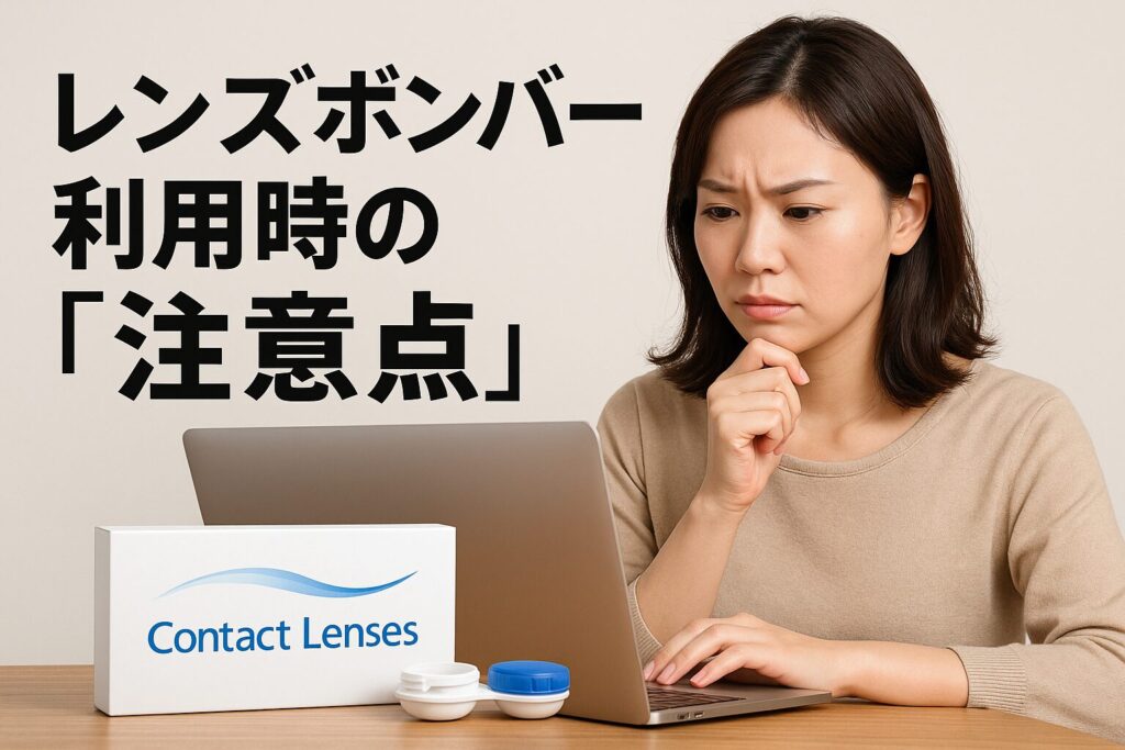 レンズボンバーの注意点