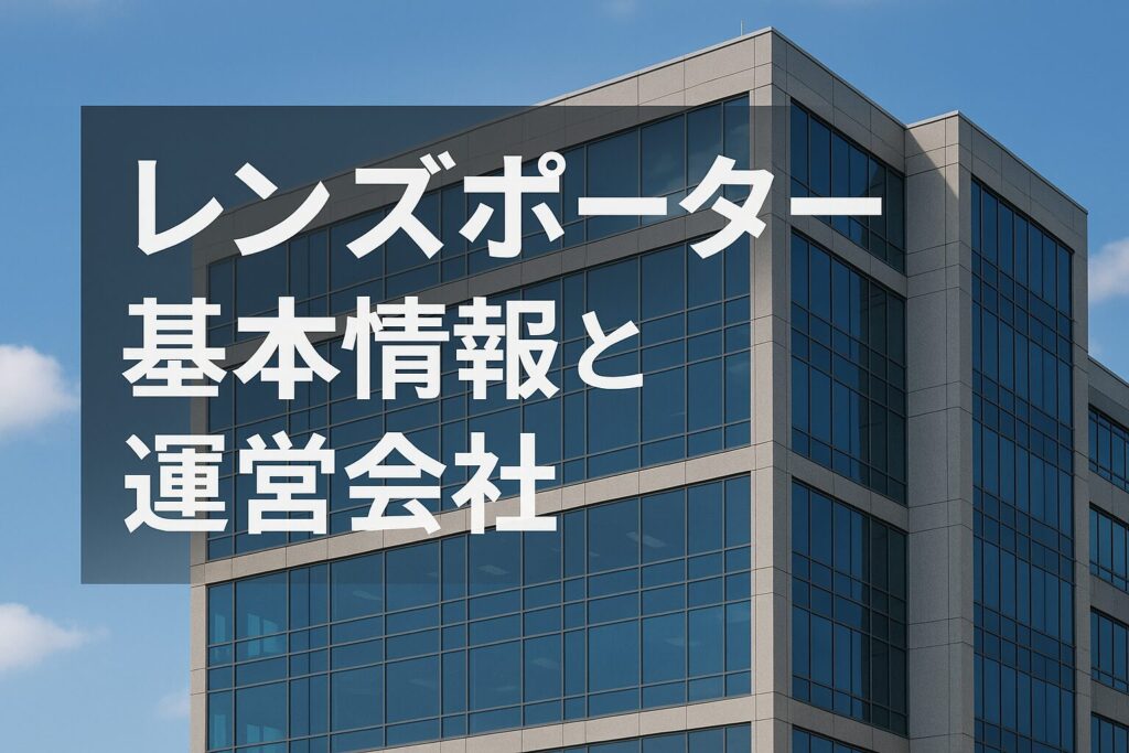 レンズポーターの運営会社