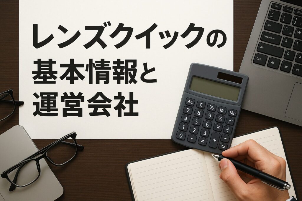 レンズクイックの運営会社