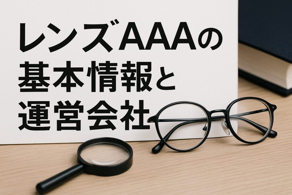 レンズAAAの運営会社
