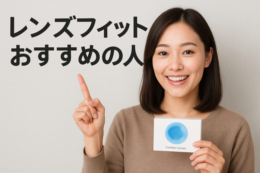 レンズフィットのおすすめの人