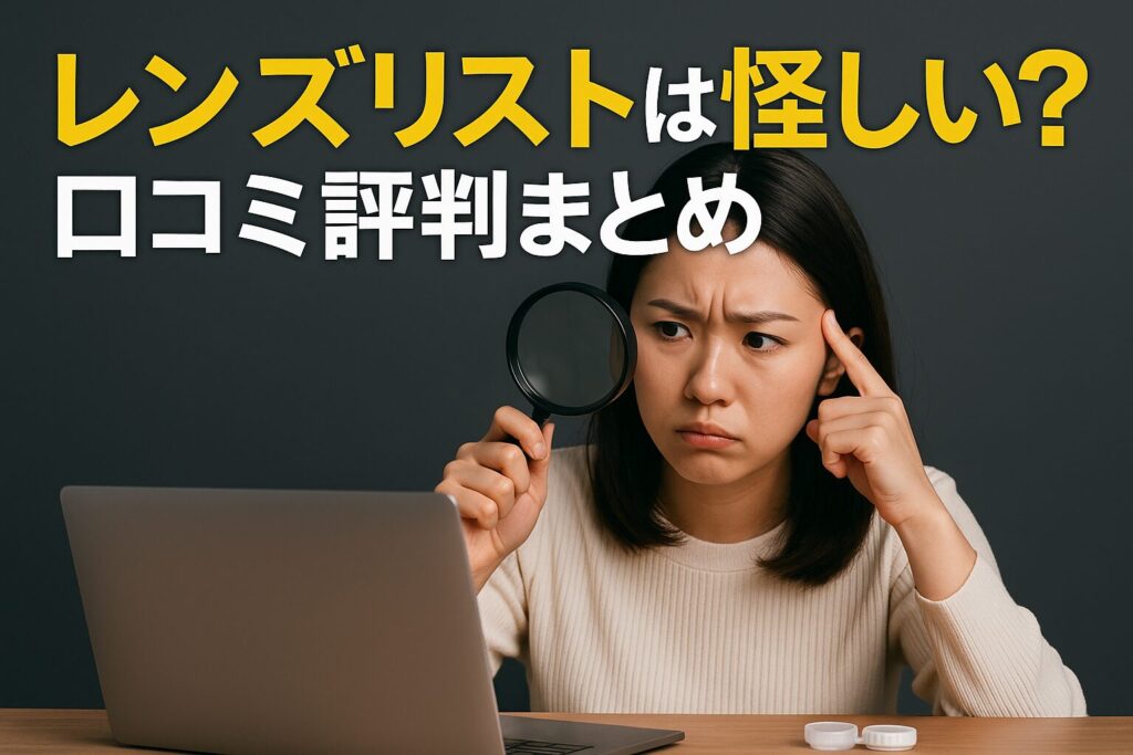 レンズリストは怪しい
