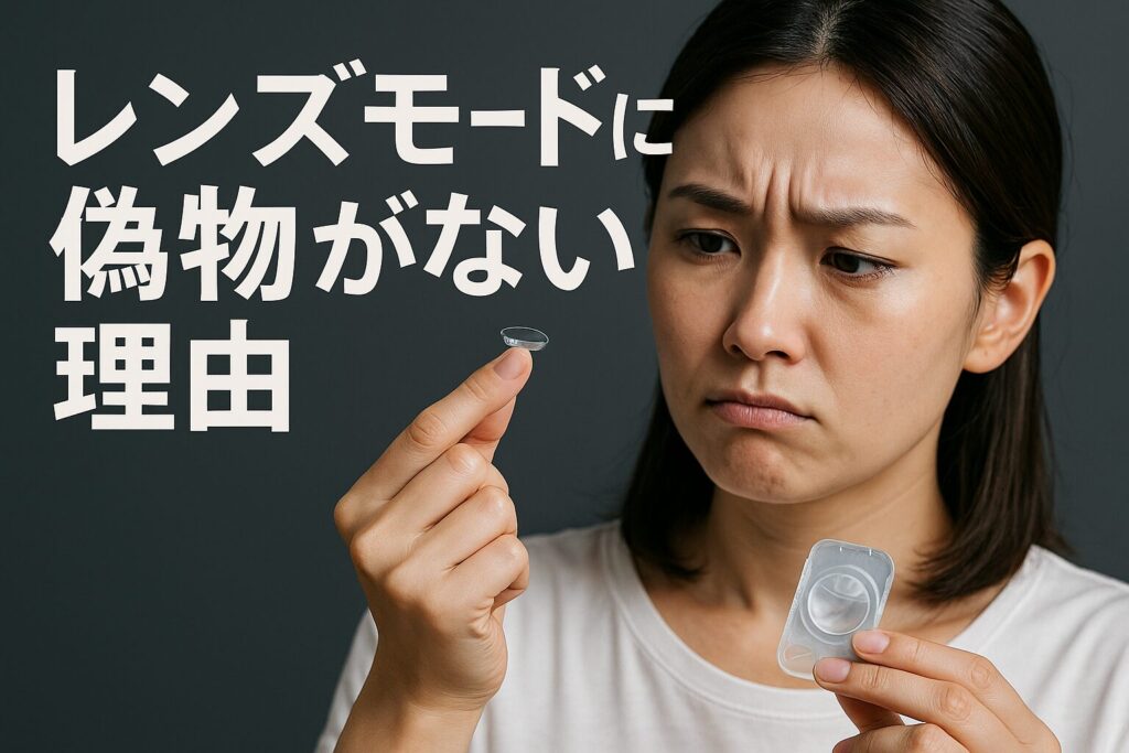 レンズモードの偽物