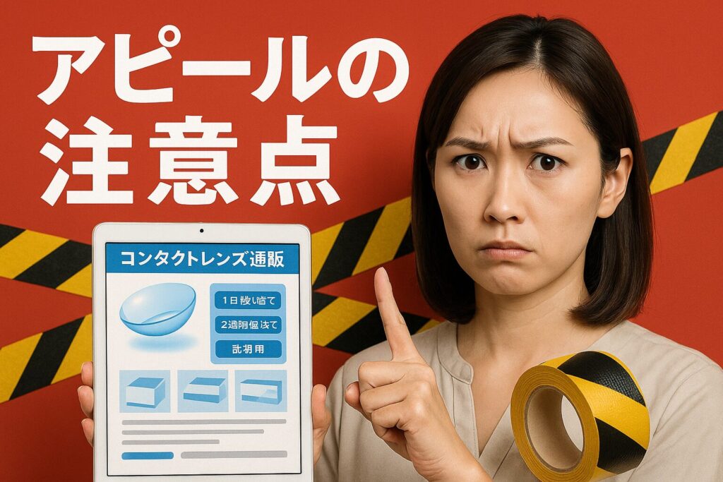 アピールのコンタクトの注意点