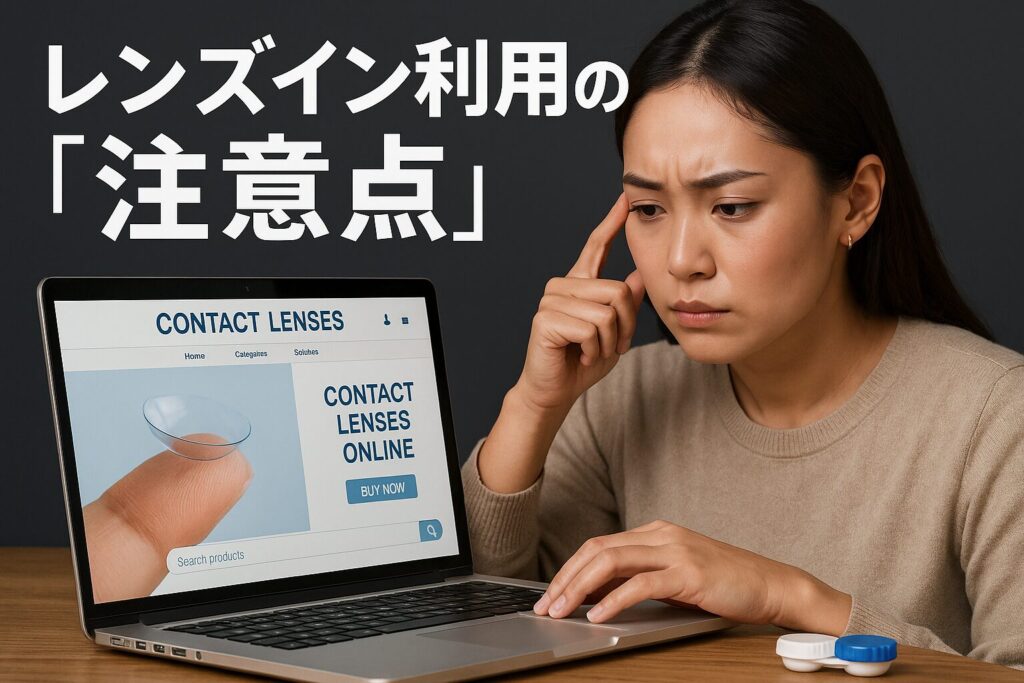 レンズインの注意点