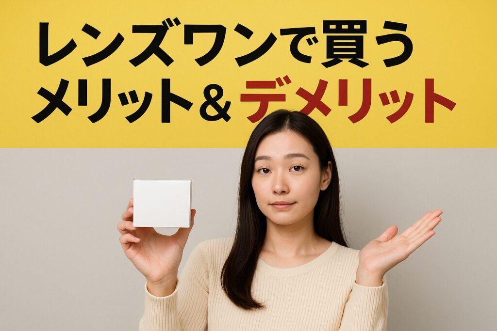 レンズワンのメリットとデメリット
