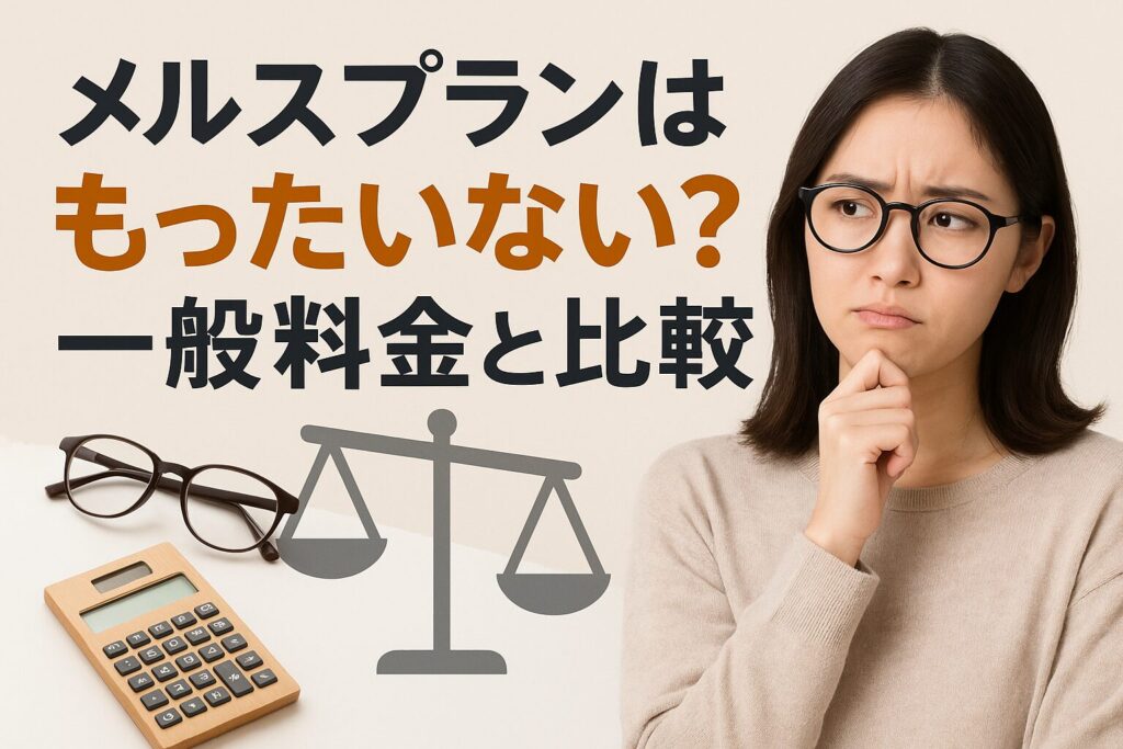 メルスプランはもったいない