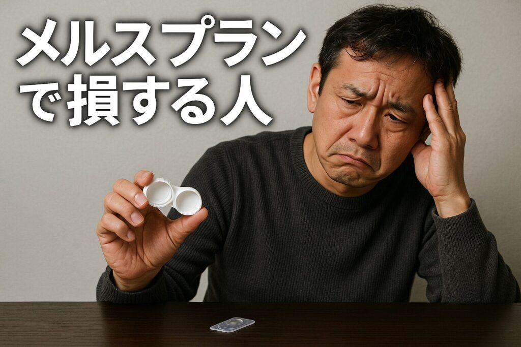 メルスプランで損する人