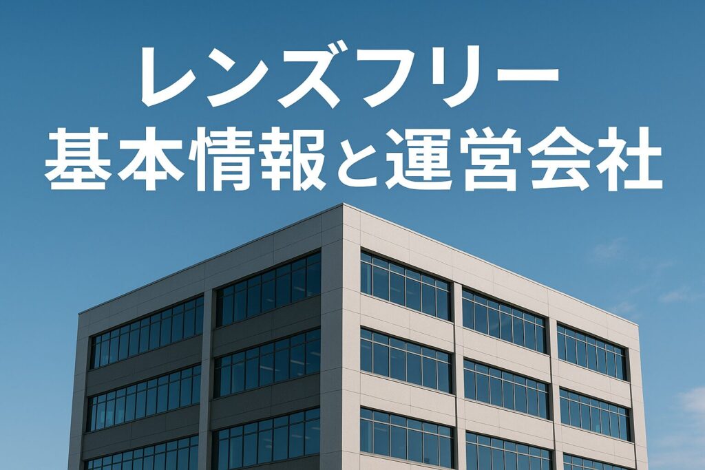 レンズフリーの運営会社