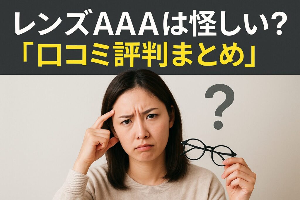 レンズAAAは怪しい