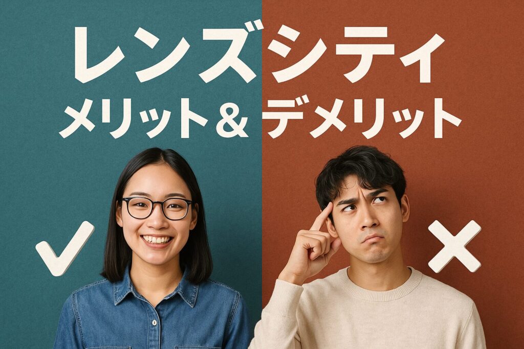 レンズシティのメリットとデメリット