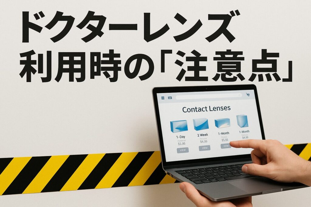 ドクターレンズの注意点