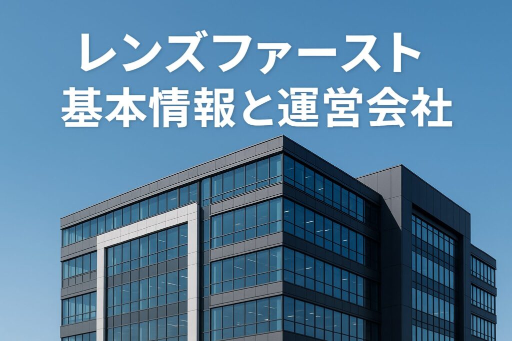レンズファーストの運営会社