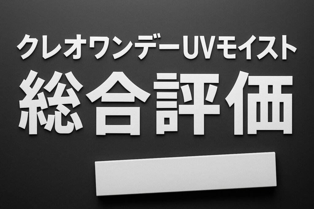 クレオワンデーUVモイストの総合評価