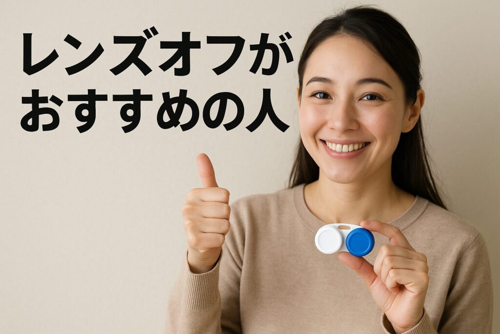 レンズオフがおすすめの人