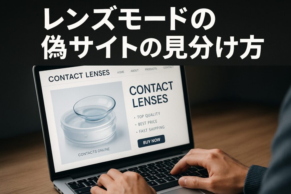 レンズオードの偽サイトの見分け方