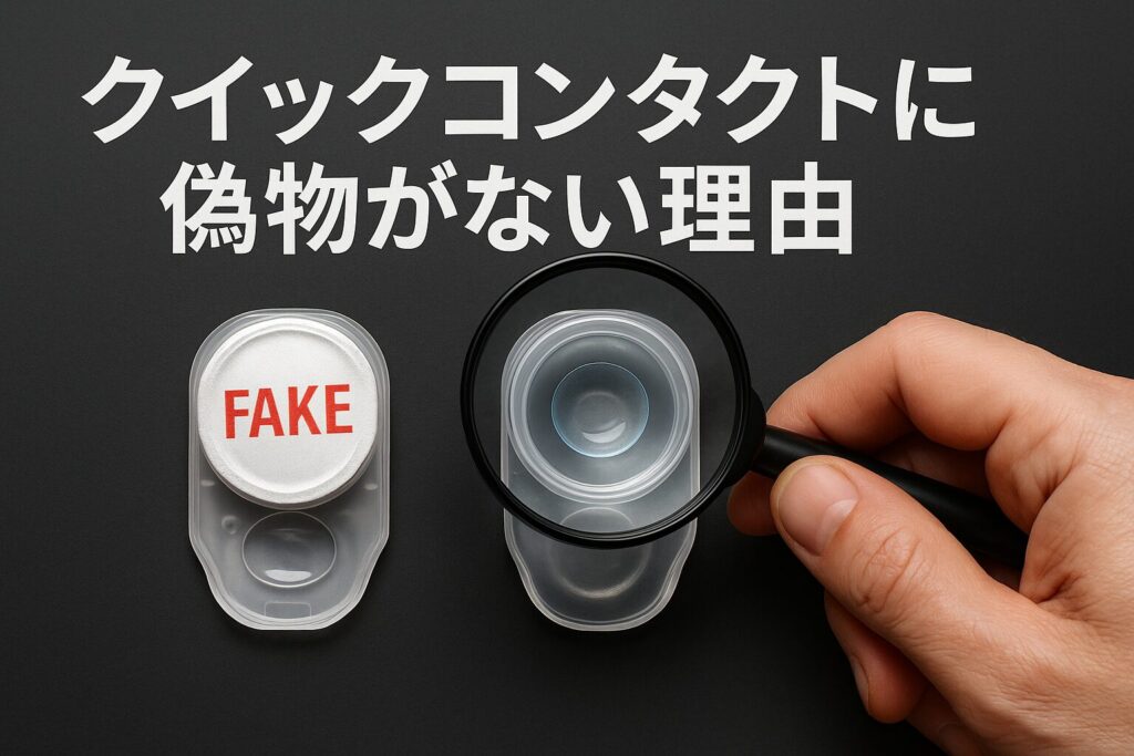 クイックコンタクトに偽物