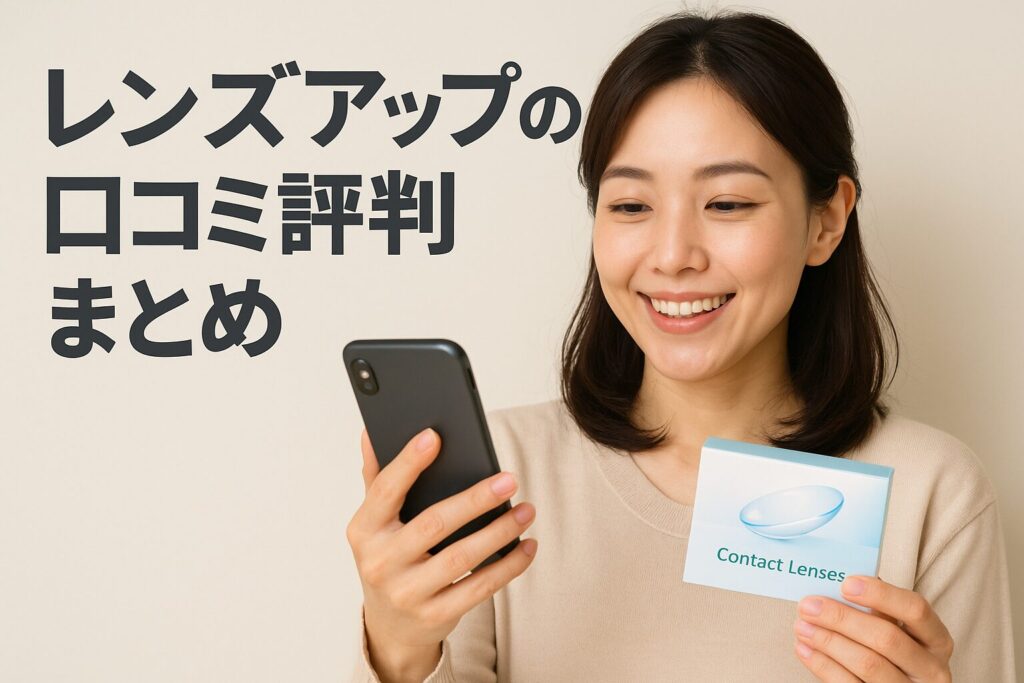 レンズアップの口コミ評判