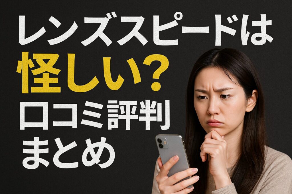 レンズスピードは怪しい