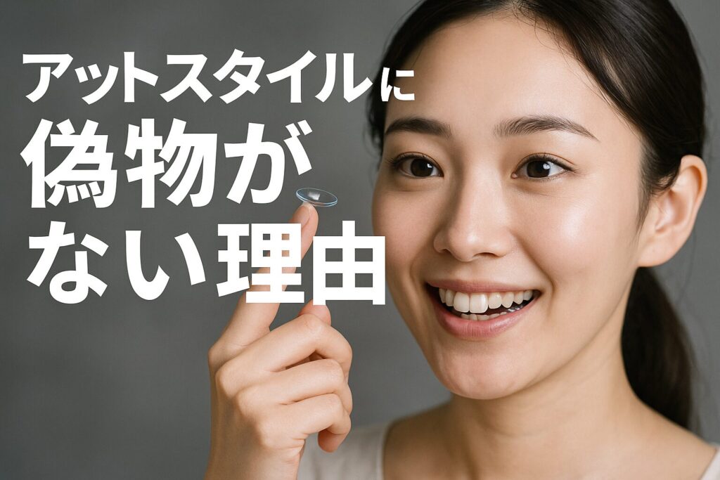 アットスタイルのコンタクトの偽物