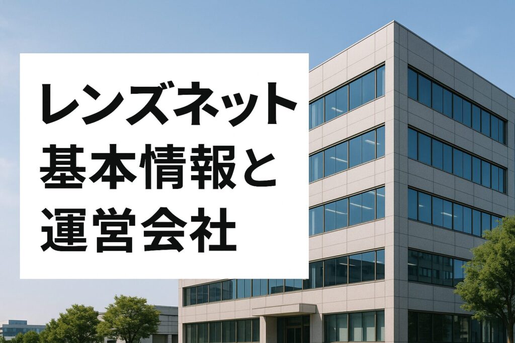 レンズネットの運営会社