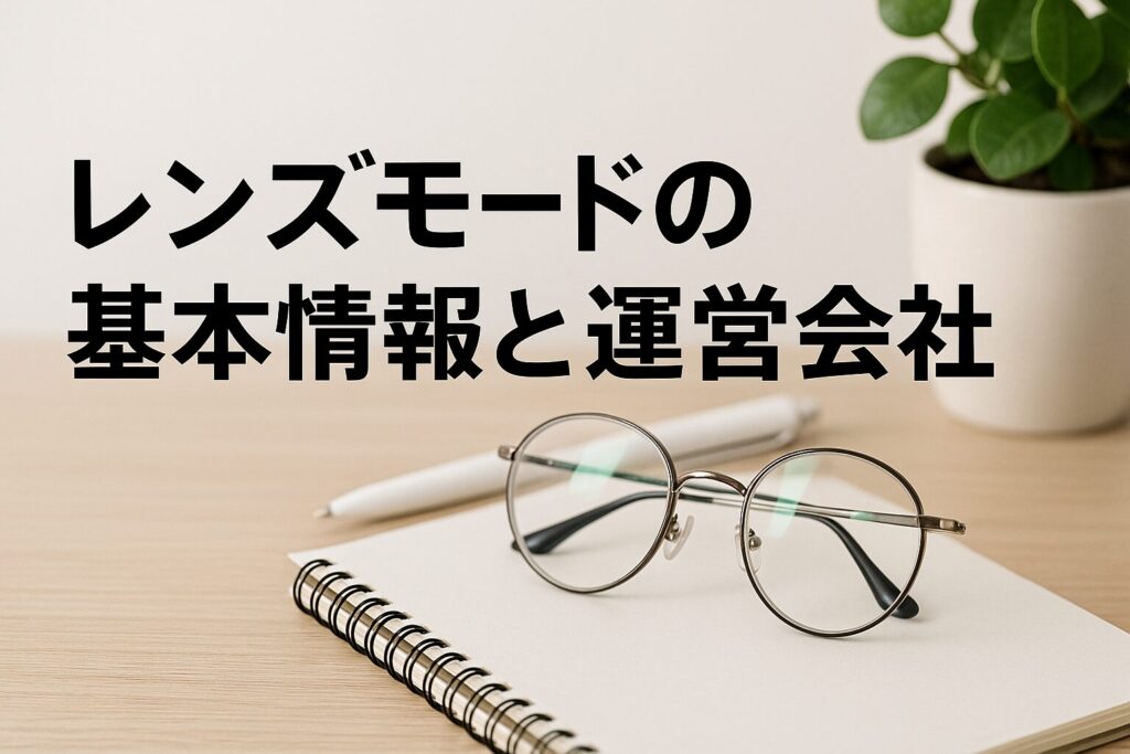 レンズモードの運営会社
