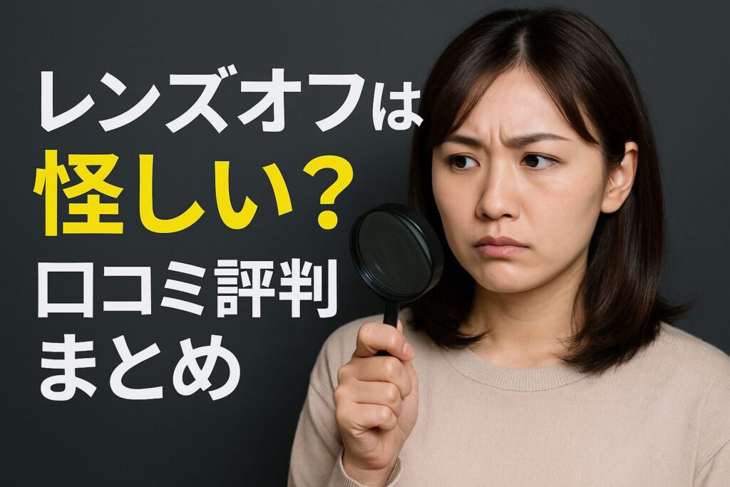 レンズオフは怪しい