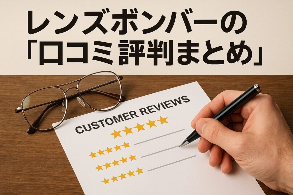 レンズボンバーの口コミ評判