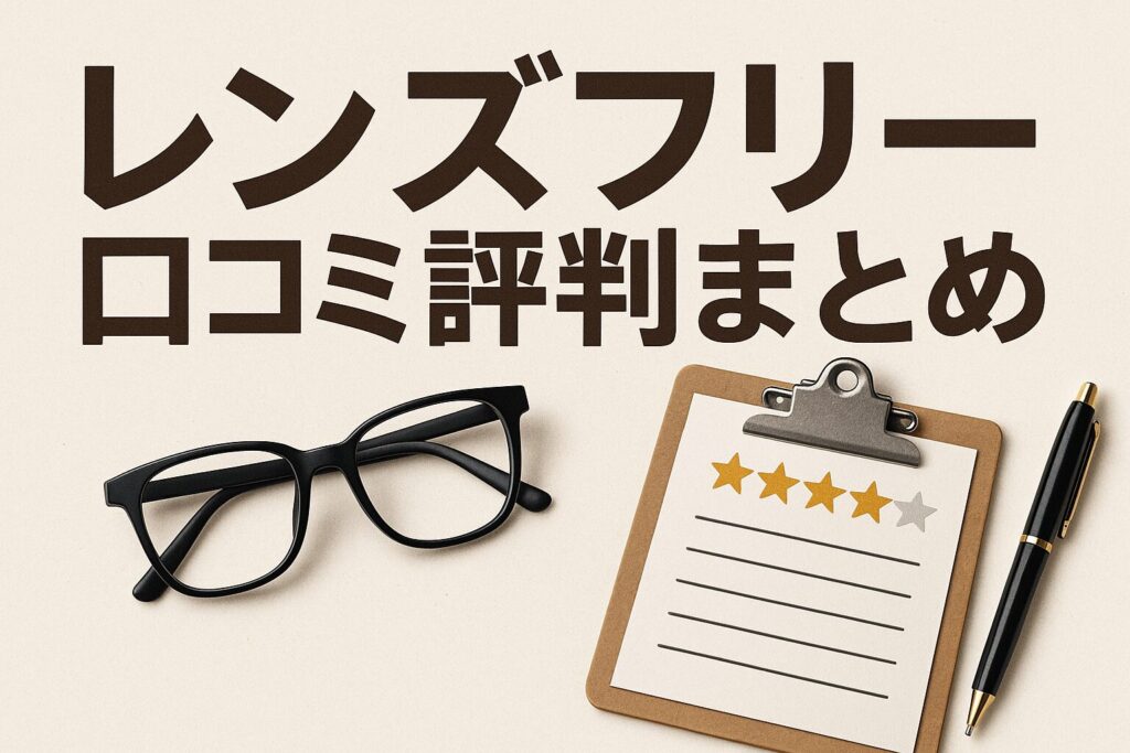 レンズフリーの口コミ評判