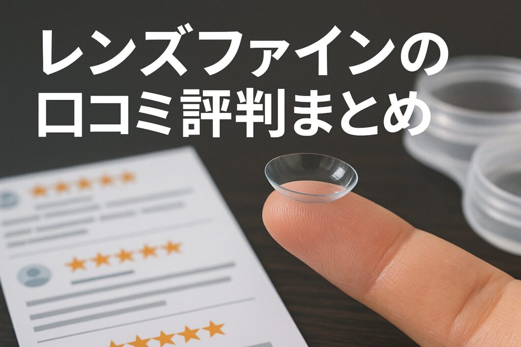 レンズファインの口コミ評判