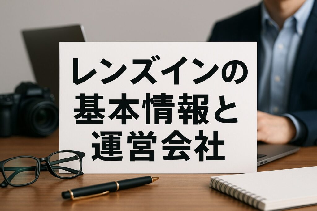 レンズインの運営会社