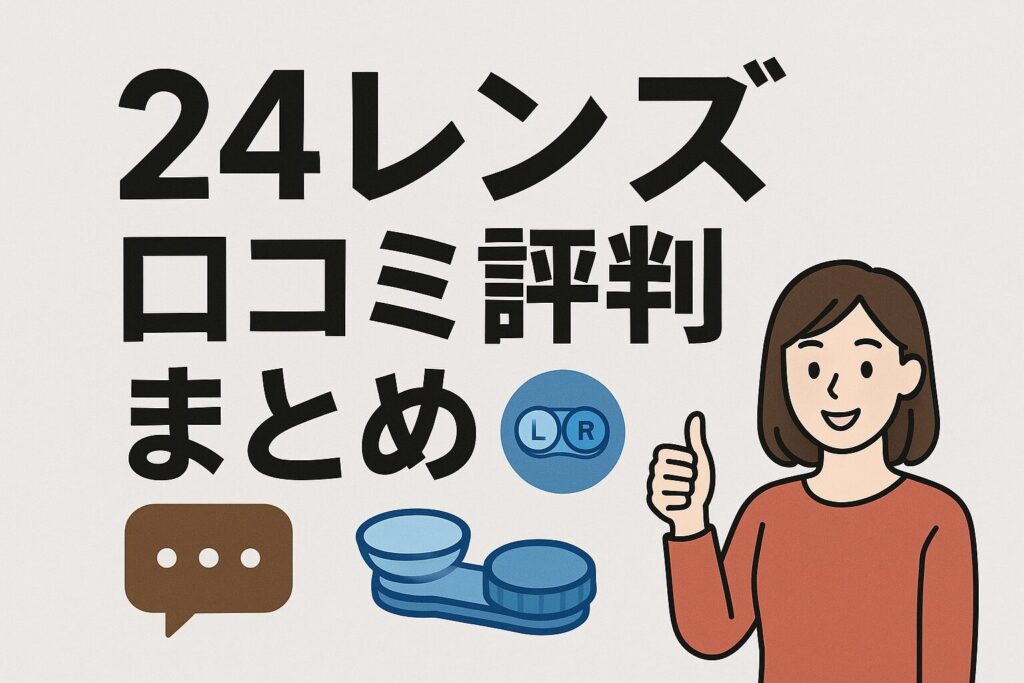 24レンズの口コミ評判