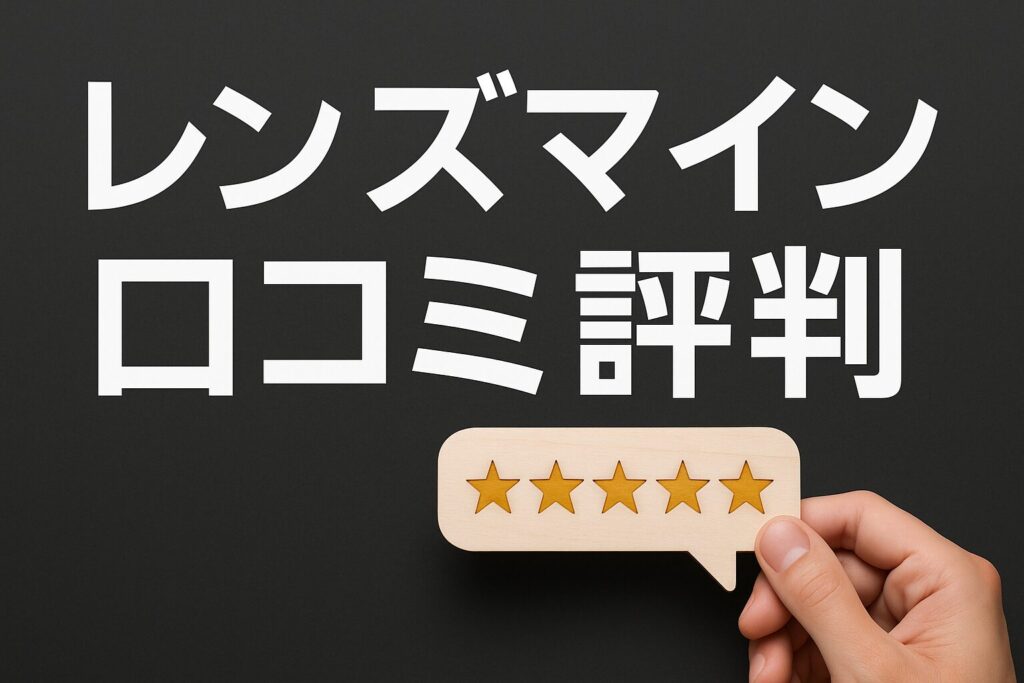 レンズマインの口コミ評判