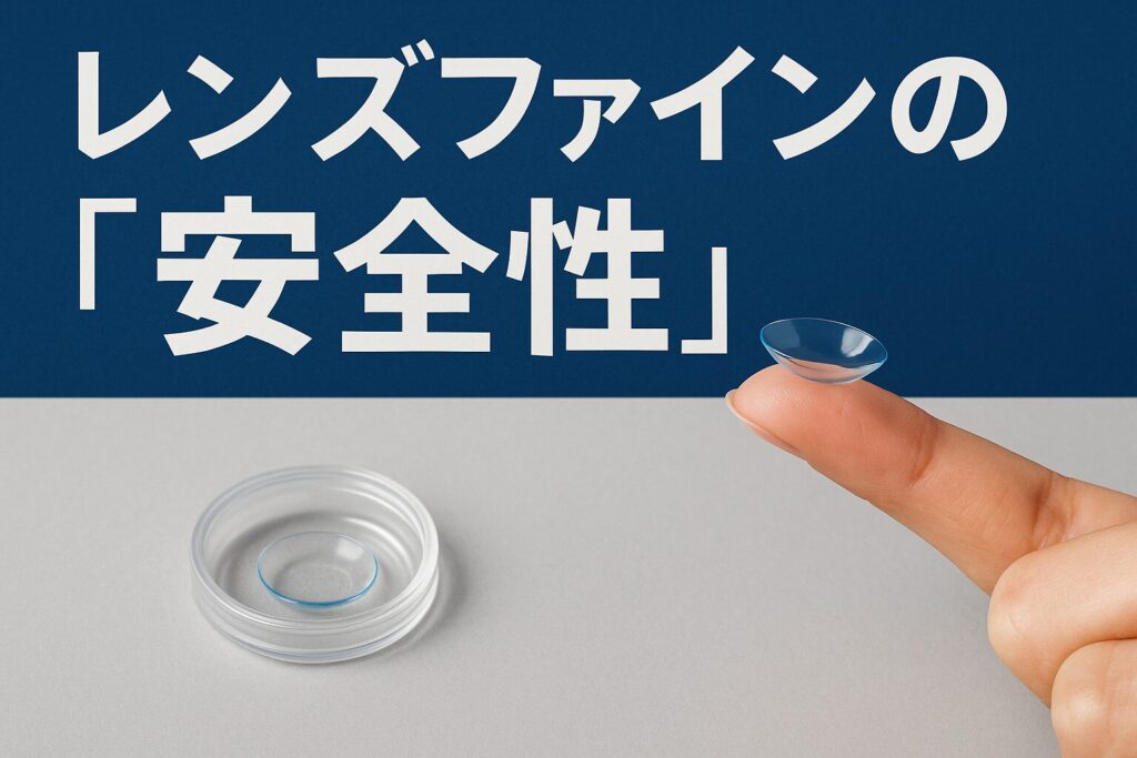 レンズファインの安全性