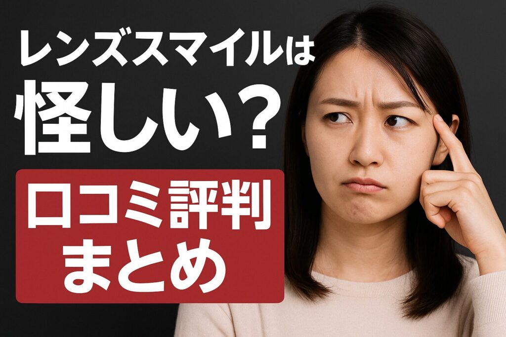レンズスマイルは怪しい