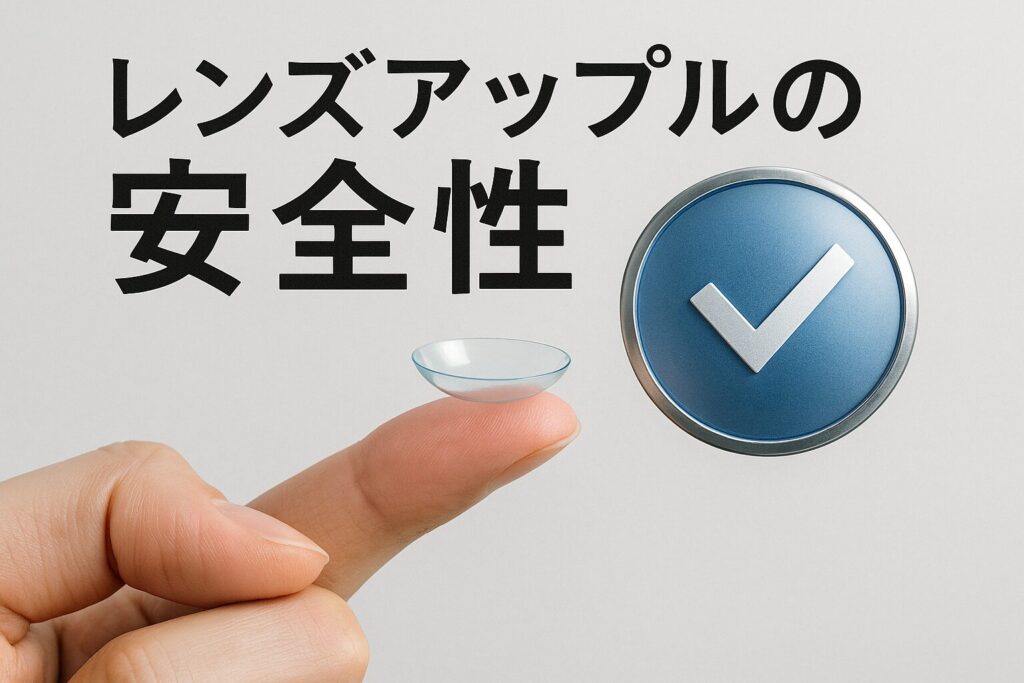レンズアップルの安全性