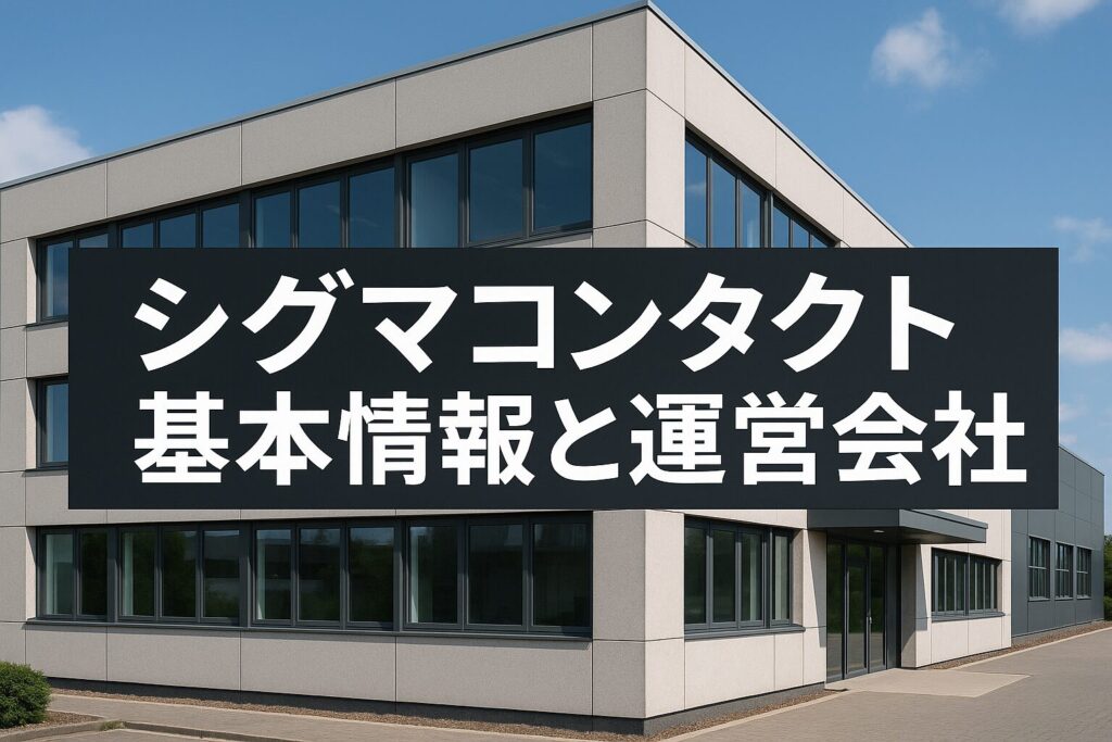 シグマコンタクトの運営会社