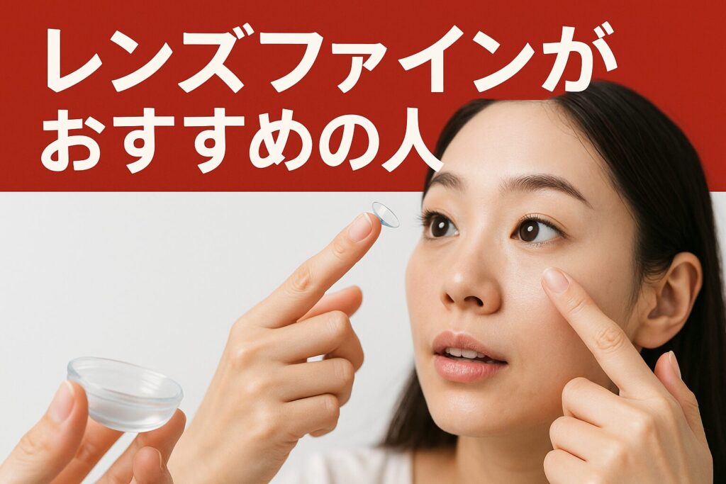 レンズファインがおすすめの人