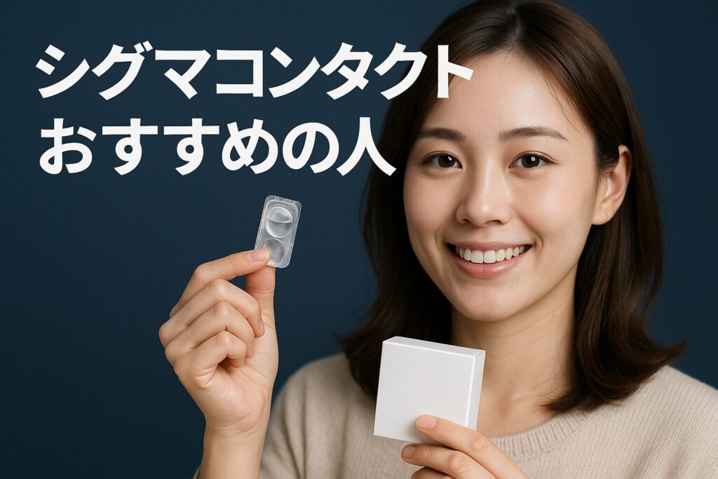 シグマコンタクトのおすすめの人