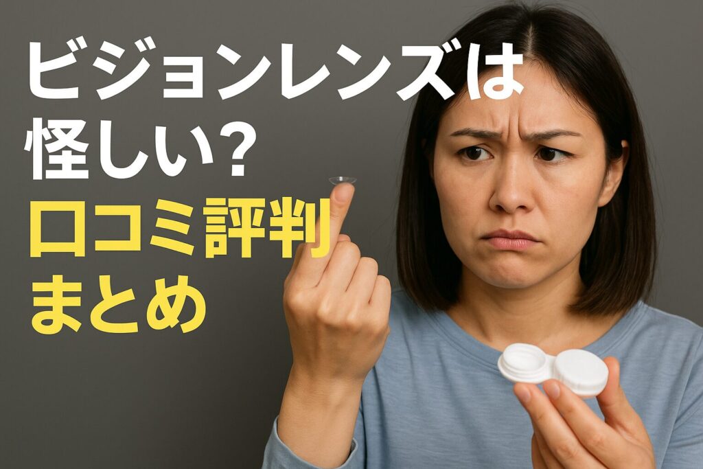 ビジョンレンズは怪しい