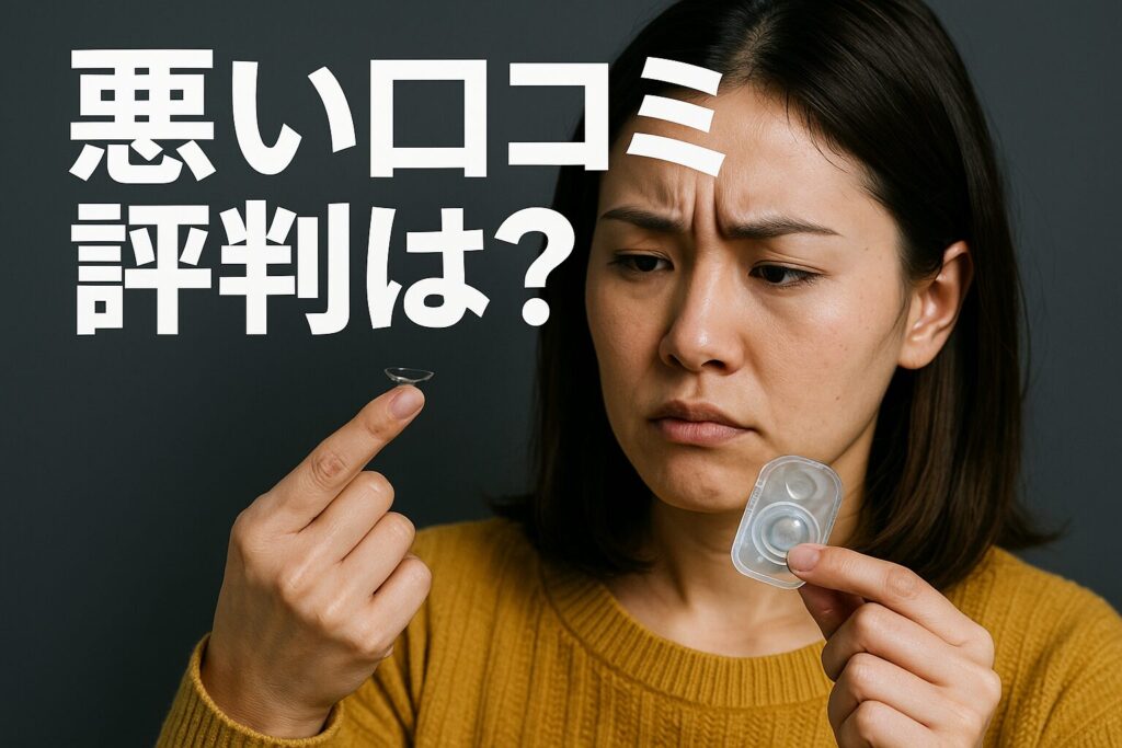 アキュビュー・オアシス・マルチフォーカルの悪い口コミ評判