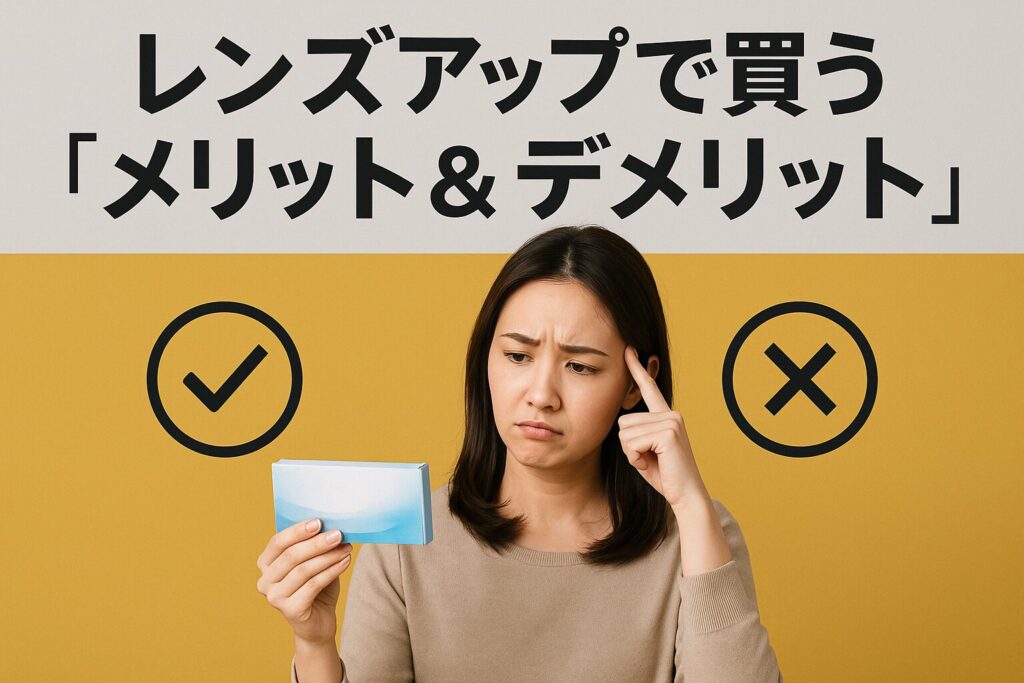 レンズアップのメリットとデメリット