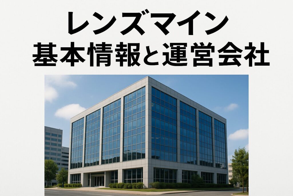 レンズマインの運営会社