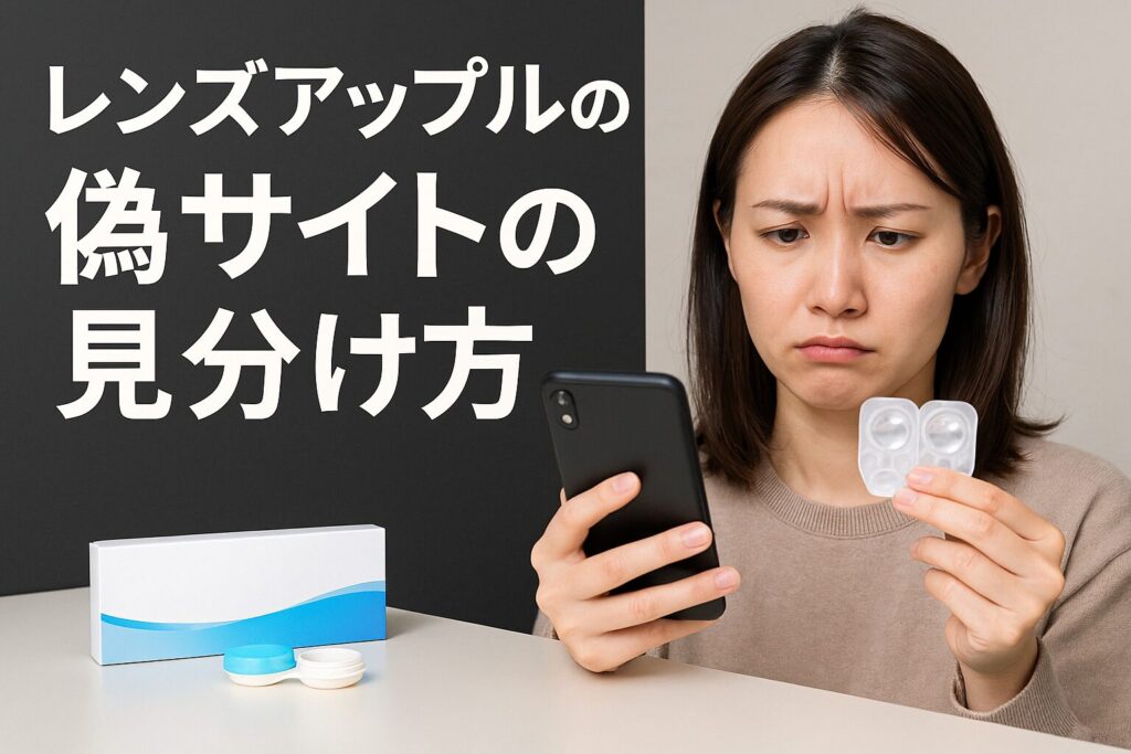 レンズアップルの偽サイト