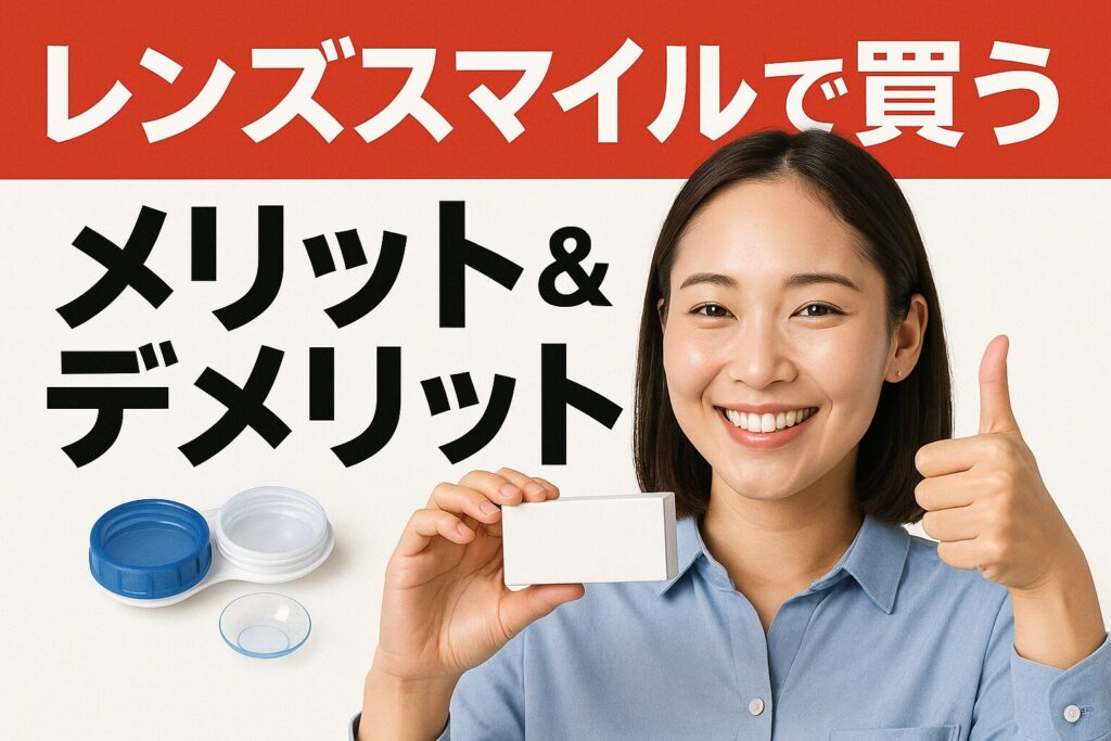 レンズスマイルのメリットとデメリット