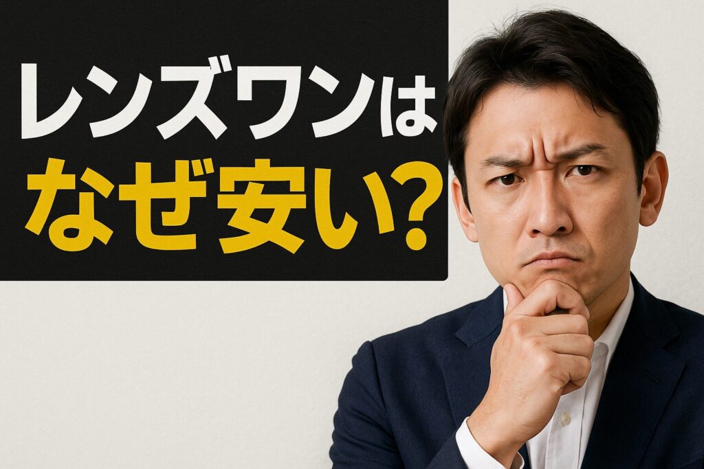 レンズワンはなぜ安い