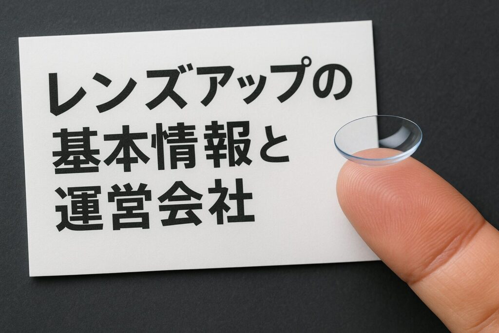 レンズアップの運営会社