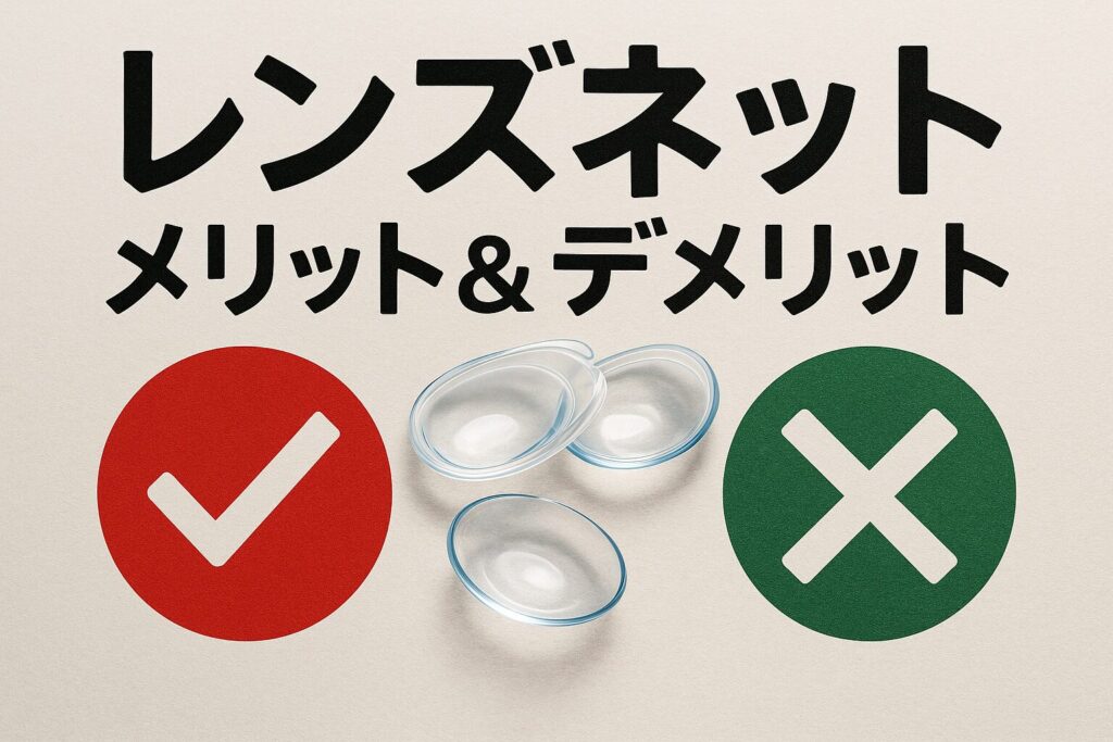 レンズネットのメリットとデメリット