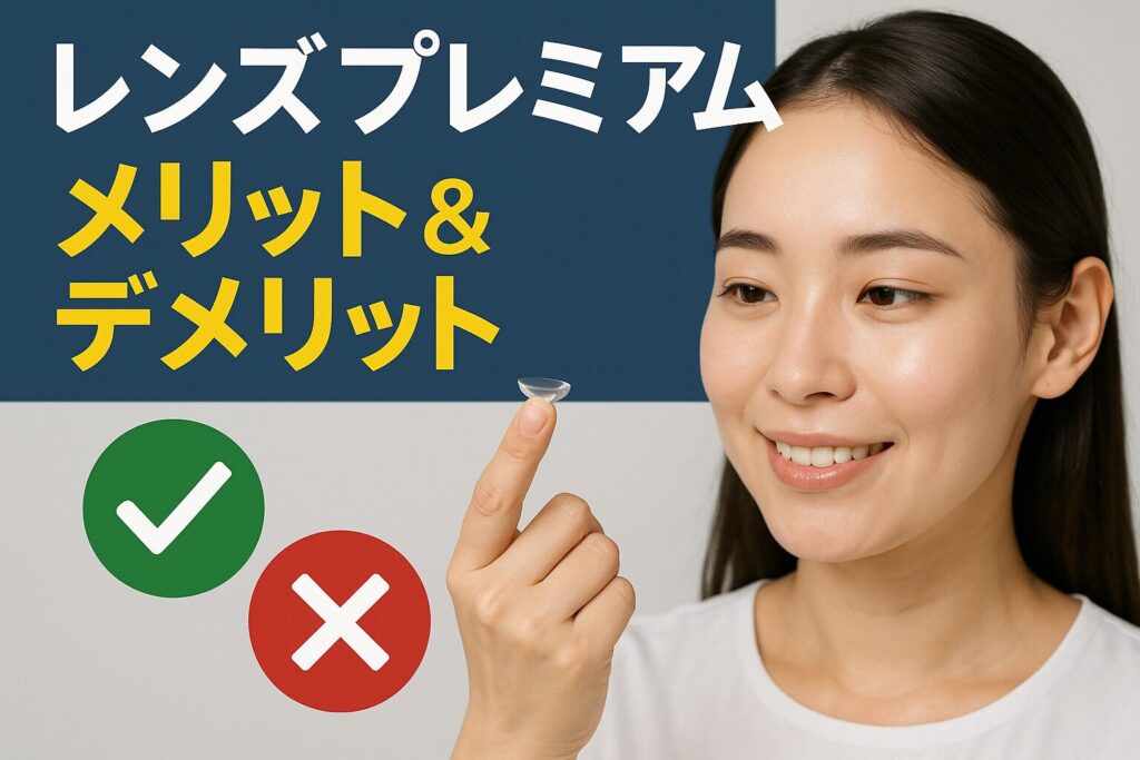 レンズプレミアムのメリットとデメリット